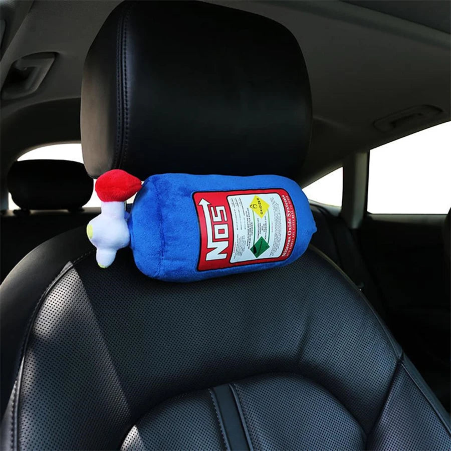 NOS Bottle Car Neck Pillow: Boost Your Comfort!