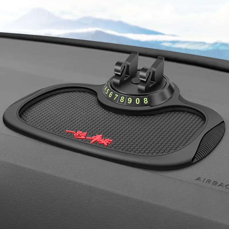 No-Slip Car Dashboard Pad: Your Phone Stays Put!