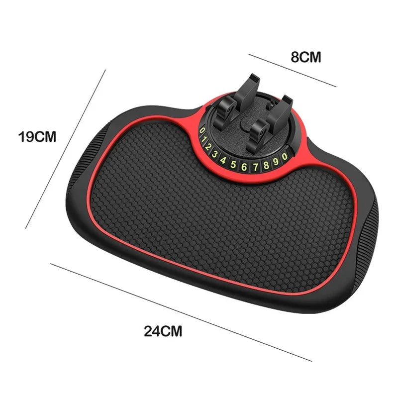 No-Slip Car Dashboard Pad: Your Phone Stays Put!