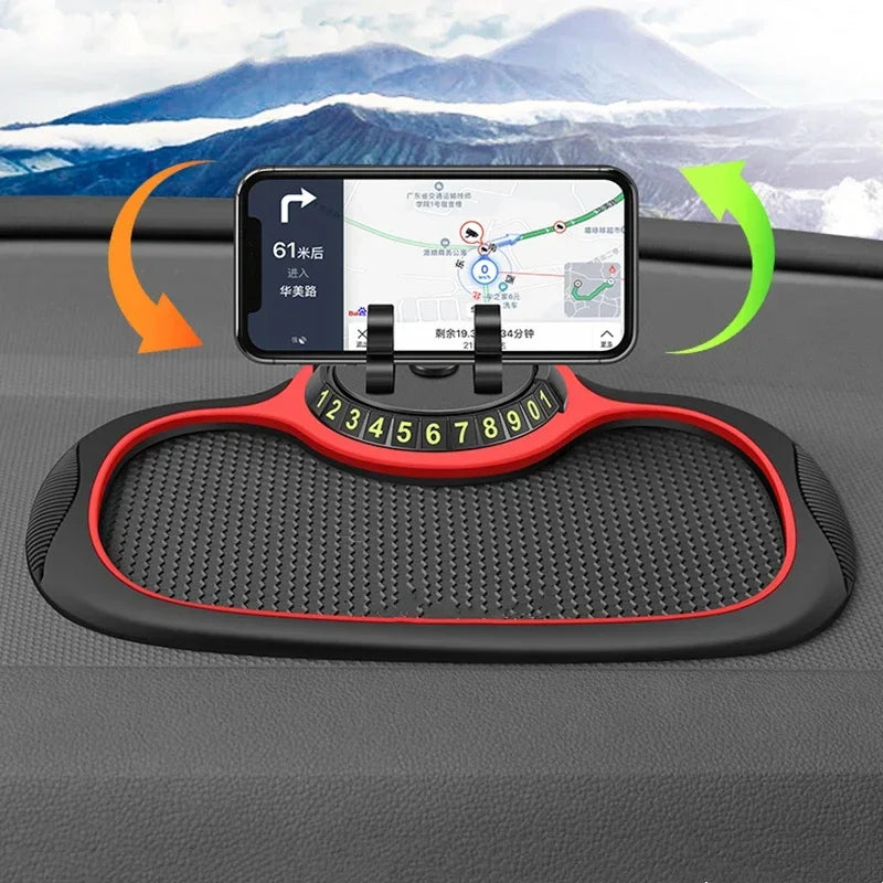 No-Slip Car Dashboard Pad: Your Phone Stays Put!