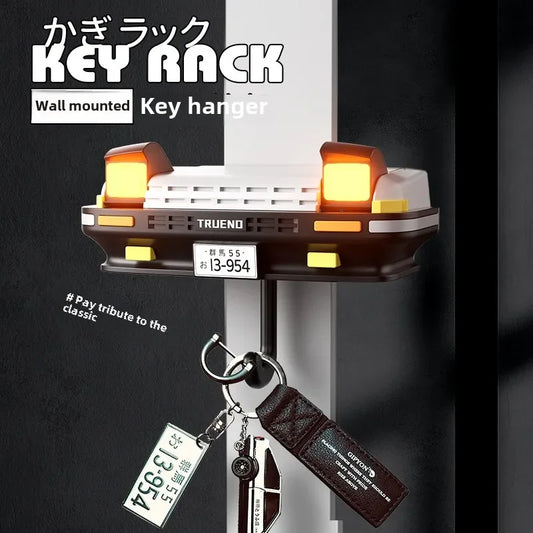 AE86 Car Keychain Flashlight - Unique Key Holder & Wall Art - Ideal Gift for Car Lovers!