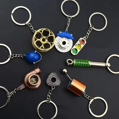Mini Auto Parts  Keychain